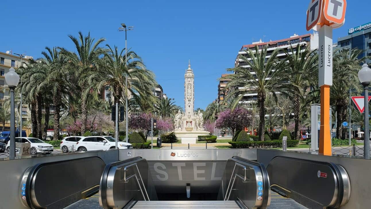 Plaza de los Luceros in Alicante, Spain