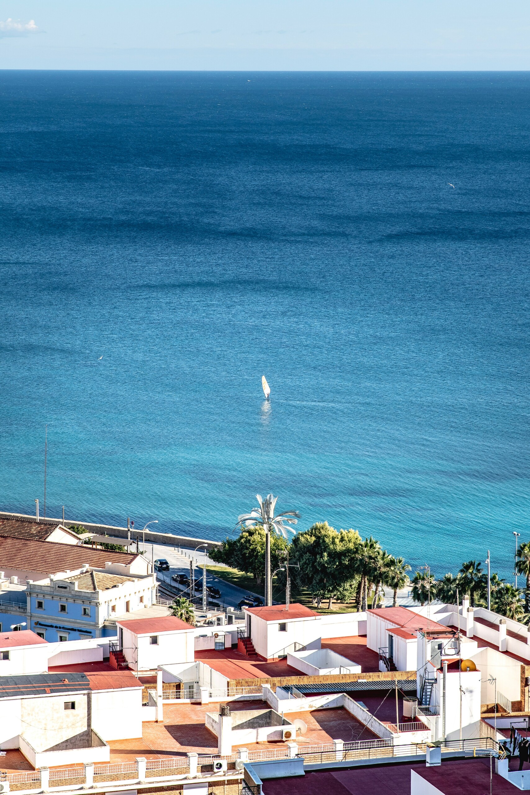 A view of the sea in Alicante