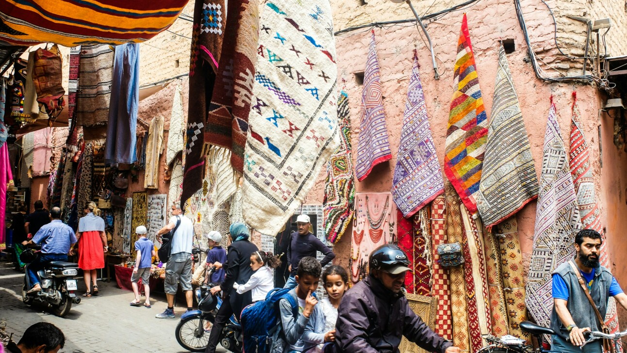 The main city market in Agadir, Morocco