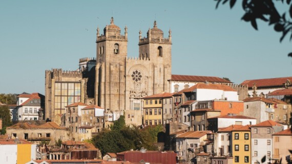 The Porto Cathedral in Portugal