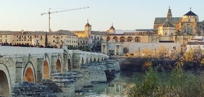 A view of the Roman Bridge in Córdoba