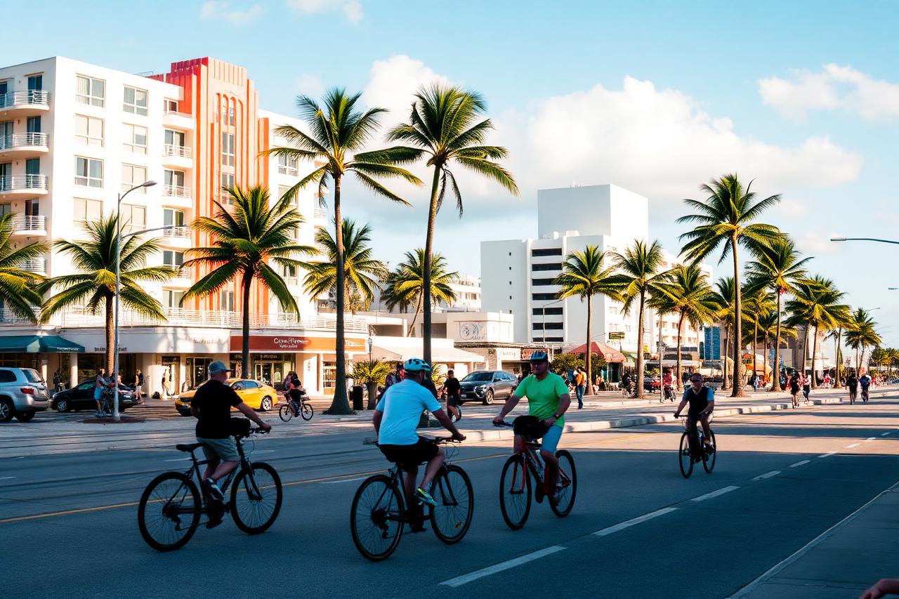 Cycling in Miami